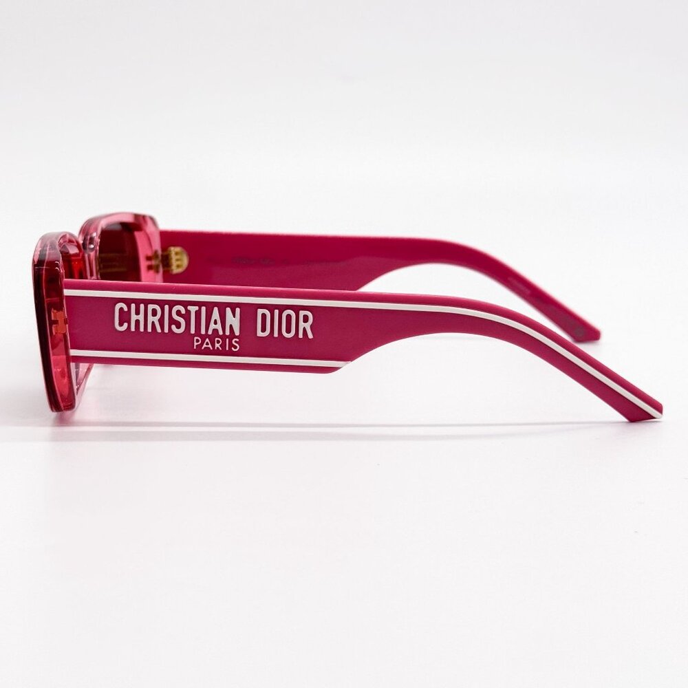 NEW DIOR SUNGLASSES, DIOR WILDIOR S2U 73D0 PINK SQUARE WOMEN SUNGLASSES DIOR - Picture 7 of 12